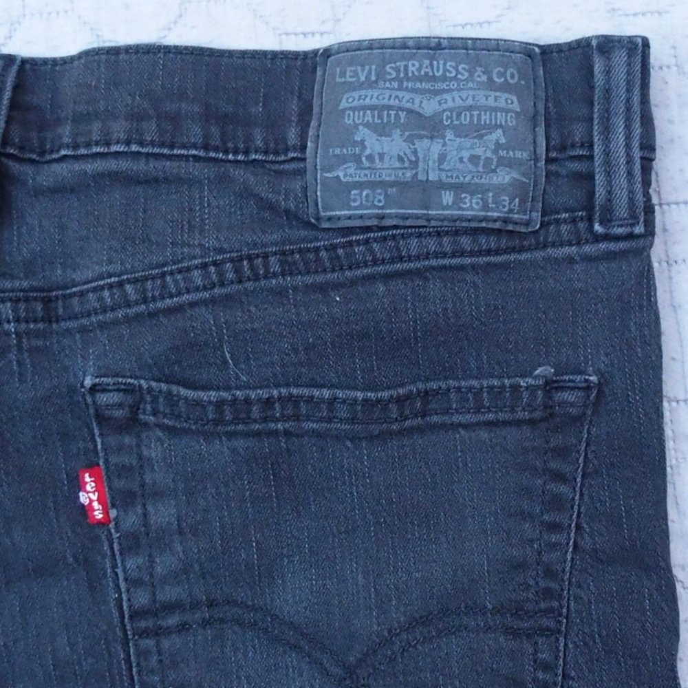 Levi's 508 black tag sz 36x34